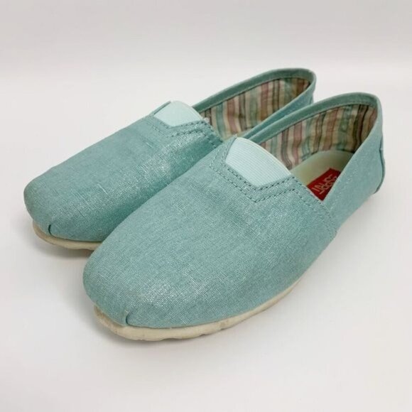 Esprit Lemon Toso shimmer Slip On Canvas Shoe Sz 7.5 - Picture 13 of 13